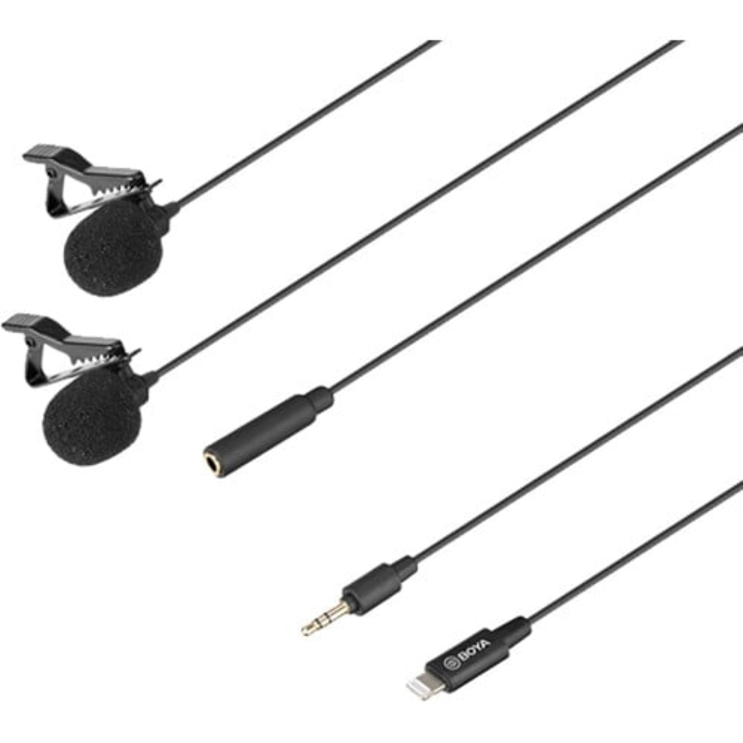 The Boya BY-M2D helps capture clear and high-quality sound with iOS mobile devices iPhone, iPad, and iPod touch via Apple MFi-certified Lightning connector. 