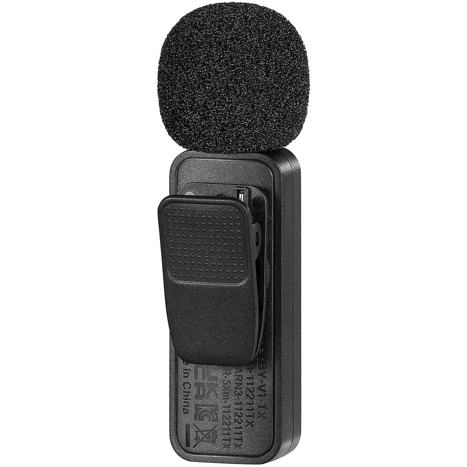 Boya BY-V1 Wireless Microphone – ultra-compact single-channel mic system with Lightning connector for iPhone, ideal for solo content creators.