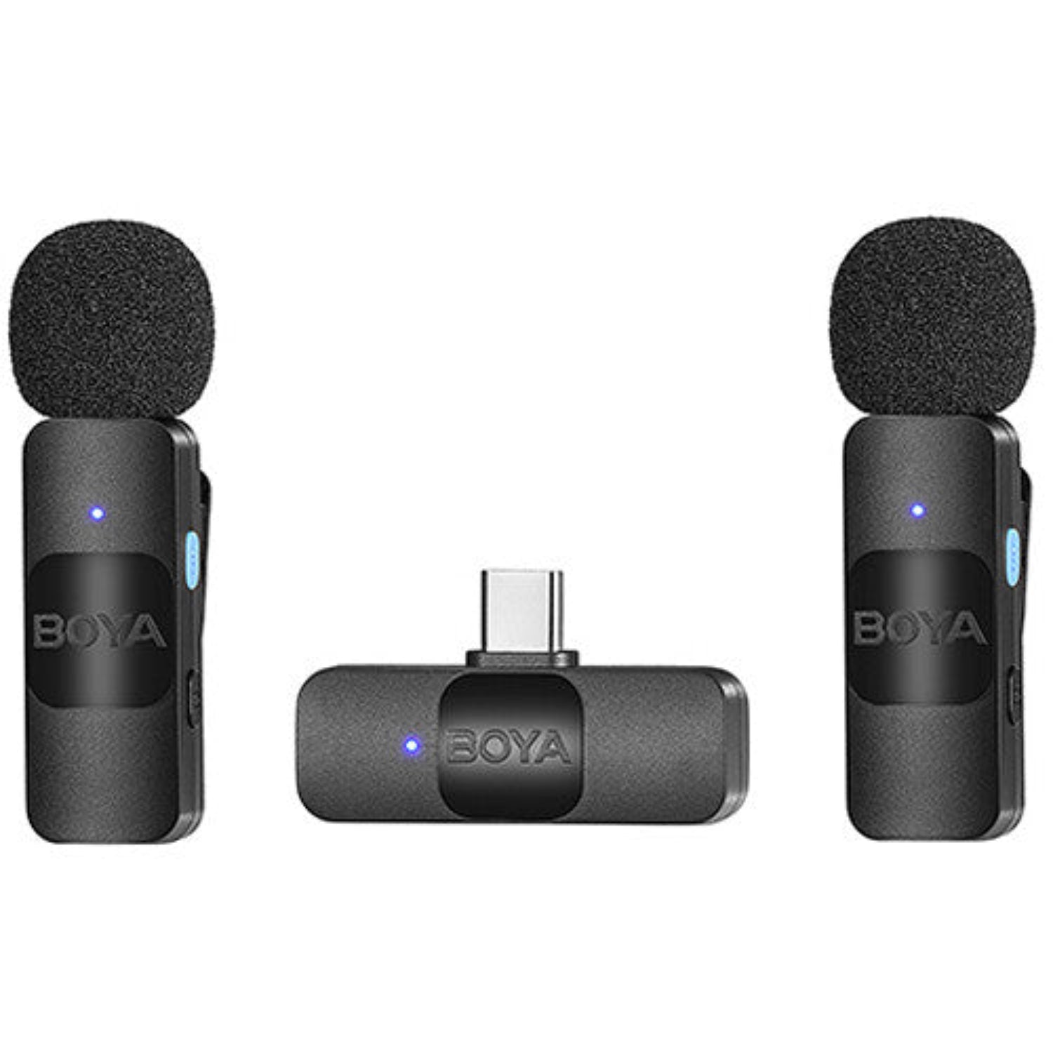 Compact, 2-person wireless microphone system with dual transmitters that offer automatic pairing and noise reduction.