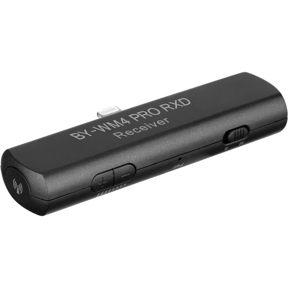 Boya BY-WM4 PRO RXD is a compact, entry-level wireless lavalier microphone system that provides an easy-to-use and cost-effective solution.