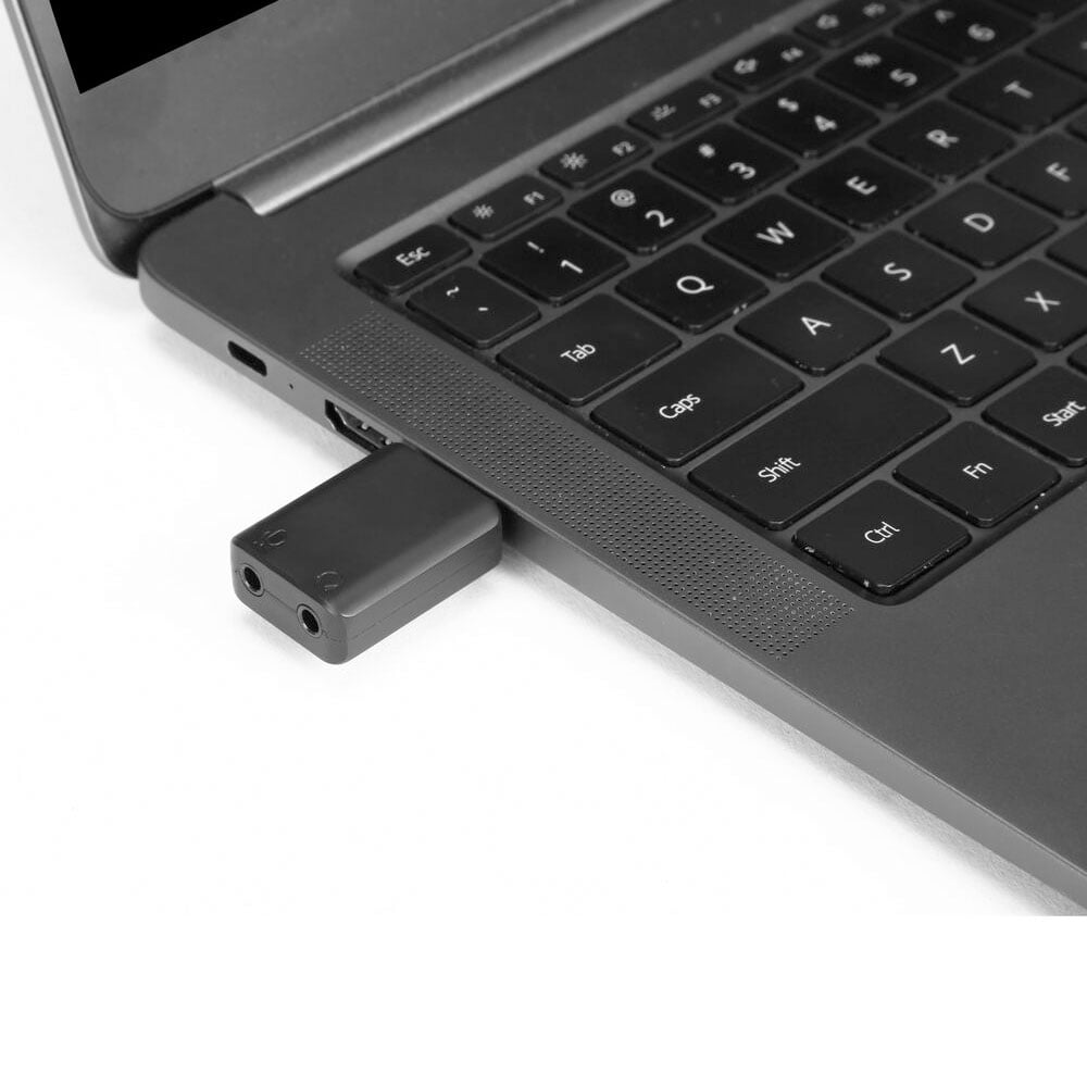 Buy the Boya 3.5mm Microphone to USB 2.0 Adaptor to listen and record on your computer. Headphone jack included.
