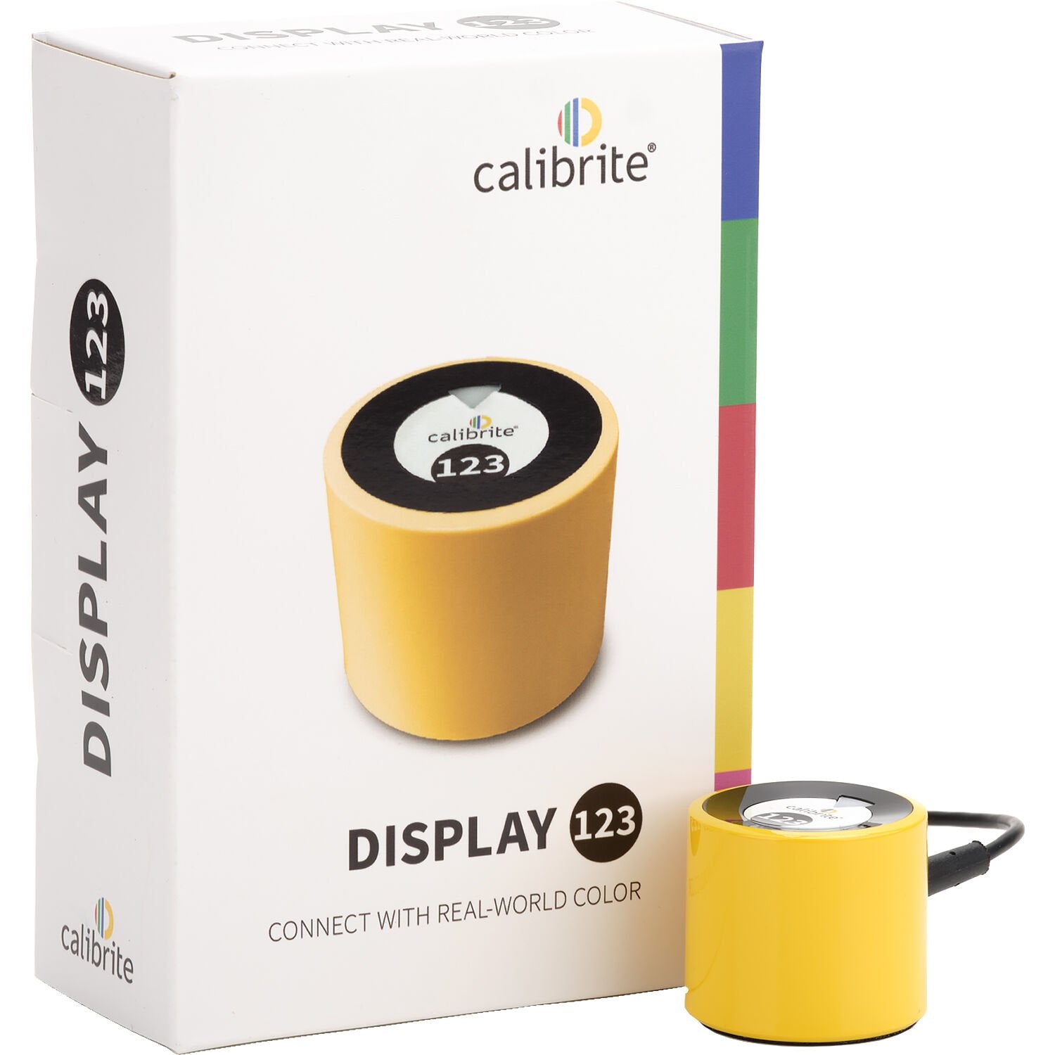 Calibrite Display 123 – all-in-one monitor calibration device for accurate colors, brightness, and contrast, ideal for photography and video editing.