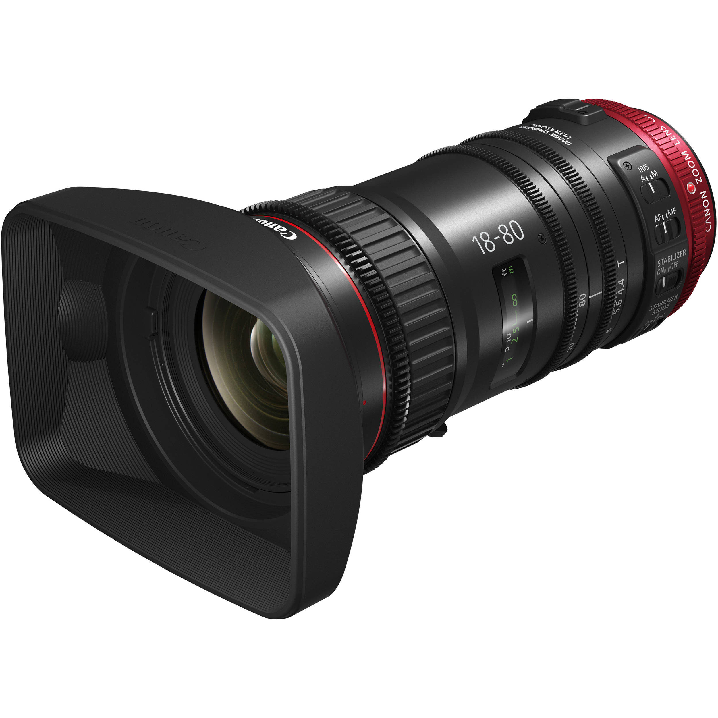 Canon CN-E 18-80mm T4.4 Compact-Servo Cine Zoom Lens