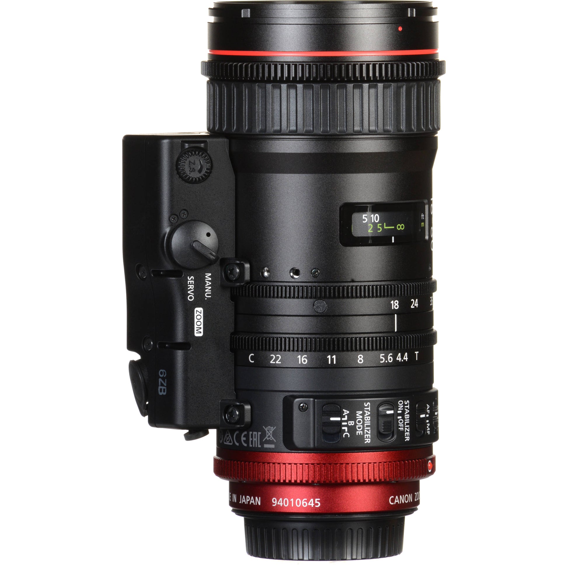 Canon CN-E 18-80mm T4.4 Compact-Servo Cine Zoom Lens