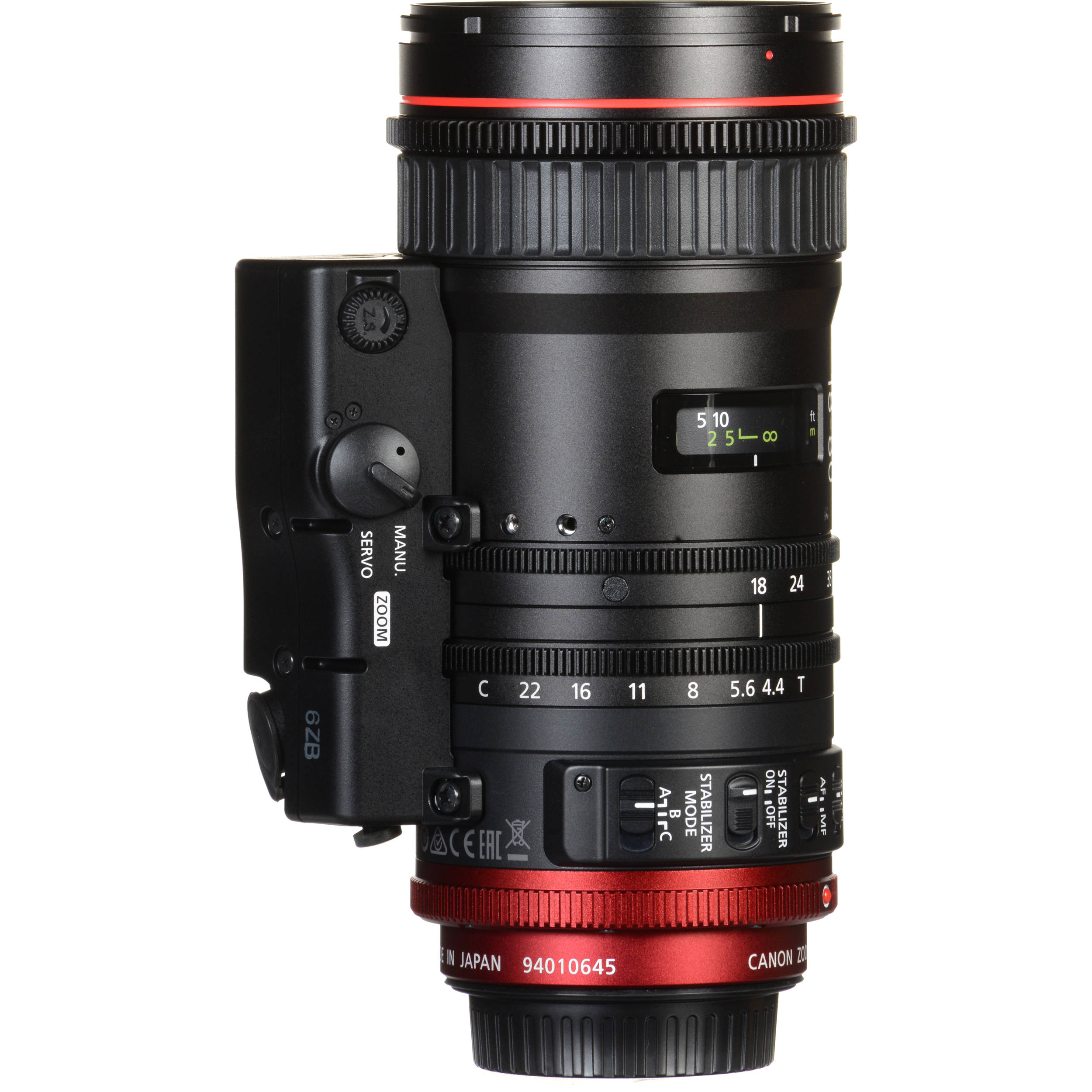 Canon CN-E 18-80mm T4.4 Compact-Servo Cine Zoom Lens
