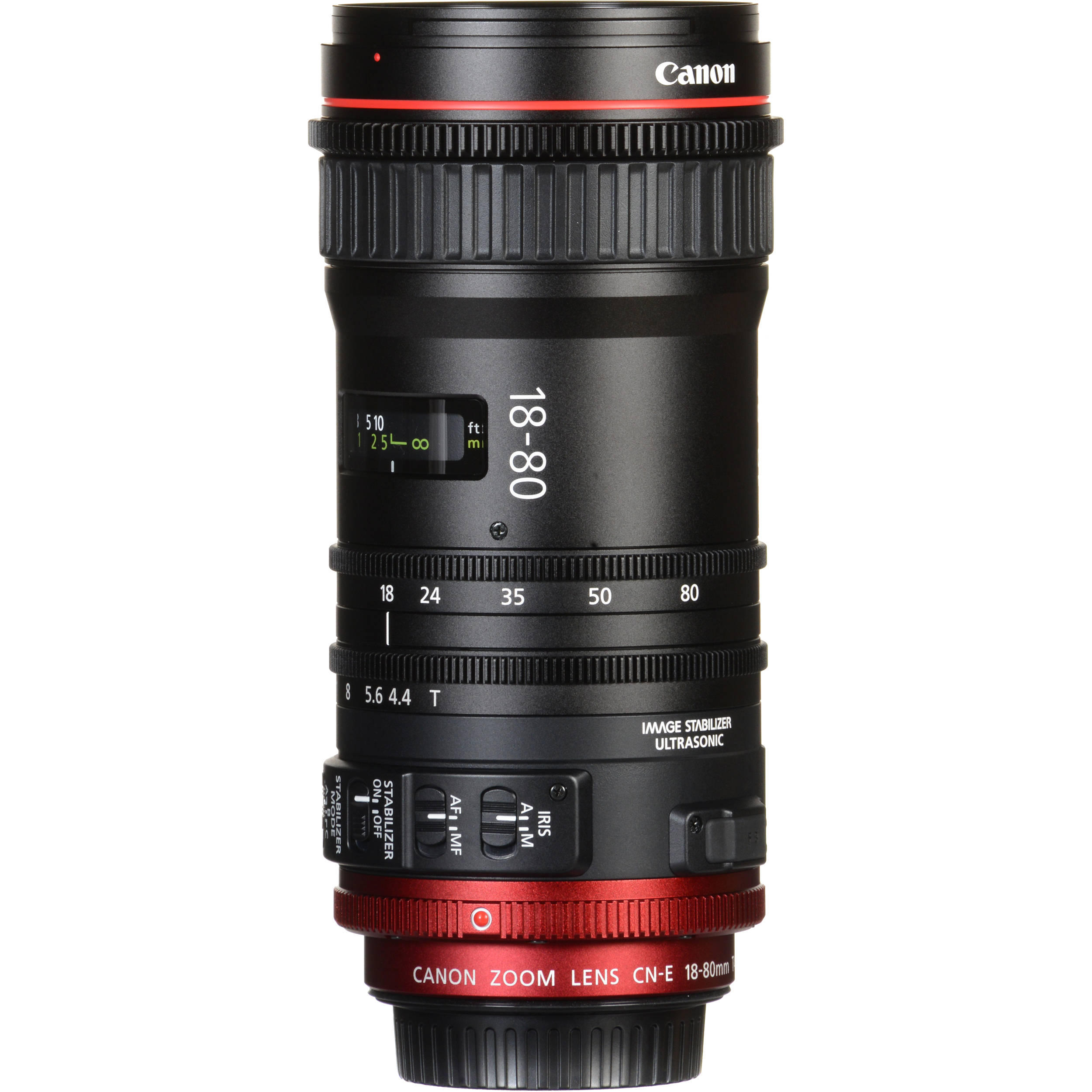 Canon CN-E 18-80mm T4.4 Compact-Servo Cine Zoom Lens