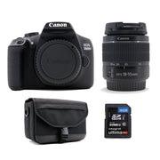 The Canon 2000D Essential Travel Kit is a great starter kit for spirited photographers exploring the wonders of DSLR.