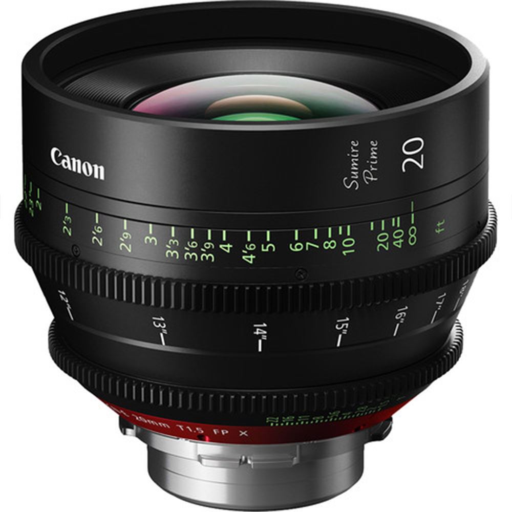 Canon Sumire Prime cine lens for 4K video with beautiful bokeh and minimal focus breathing.