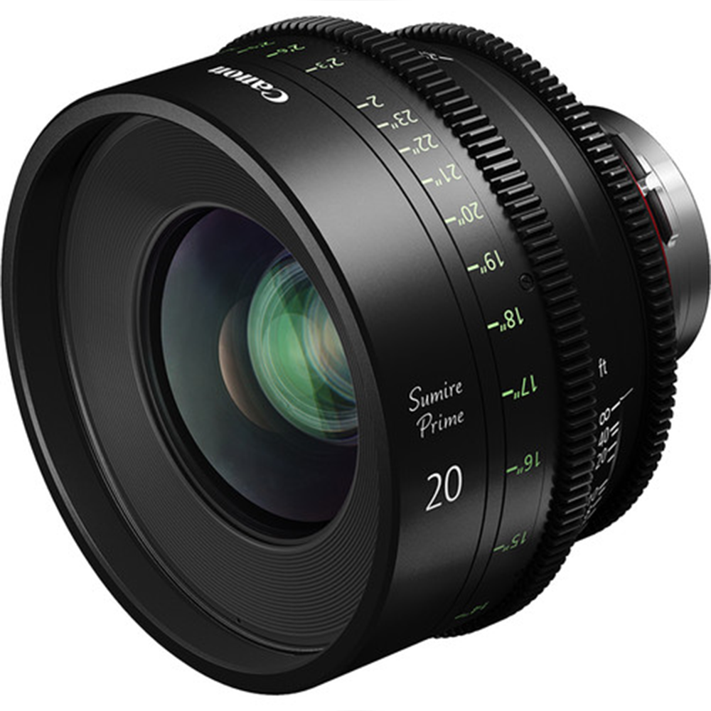 Canon Sumire Prime cine lens for 4K video with beautiful bokeh and minimal focus breathing.