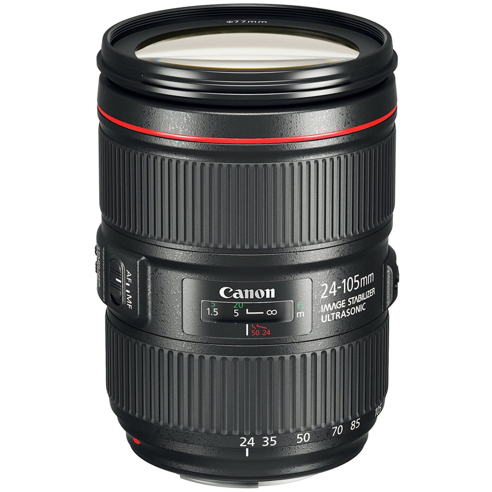 High quality L-series Canon 24-105mm f4L IS USM II zoom lens