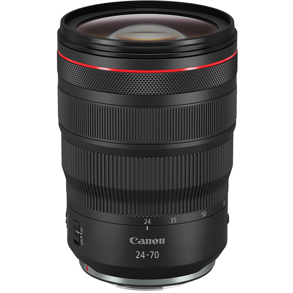 Canon camera lens on a white background
