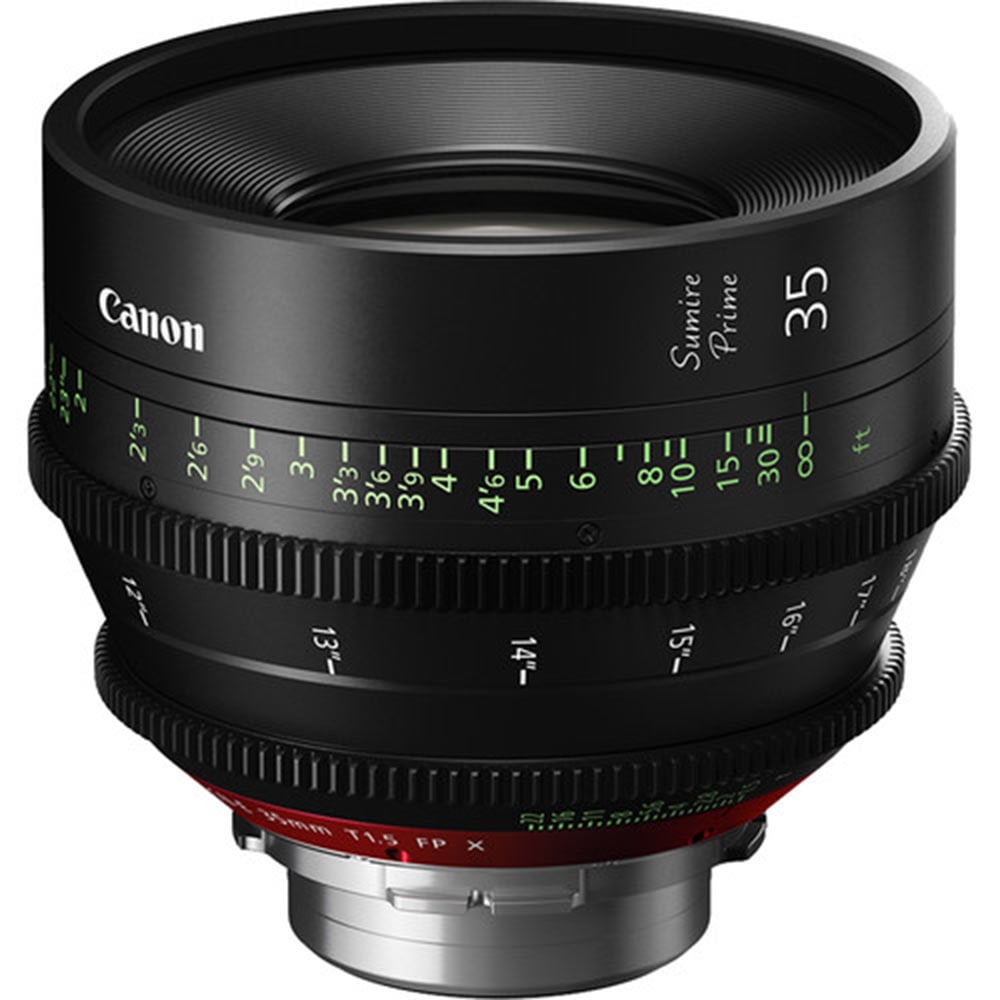 Canon Sumire Prime cine lens for 4K video with beautiful bokeh and minimal focus breathing.