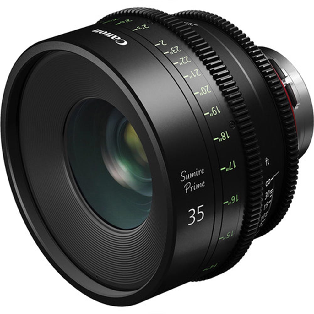 Canon Sumire Prime cine lens for 4K video with beautiful bokeh and minimal focus breathing.