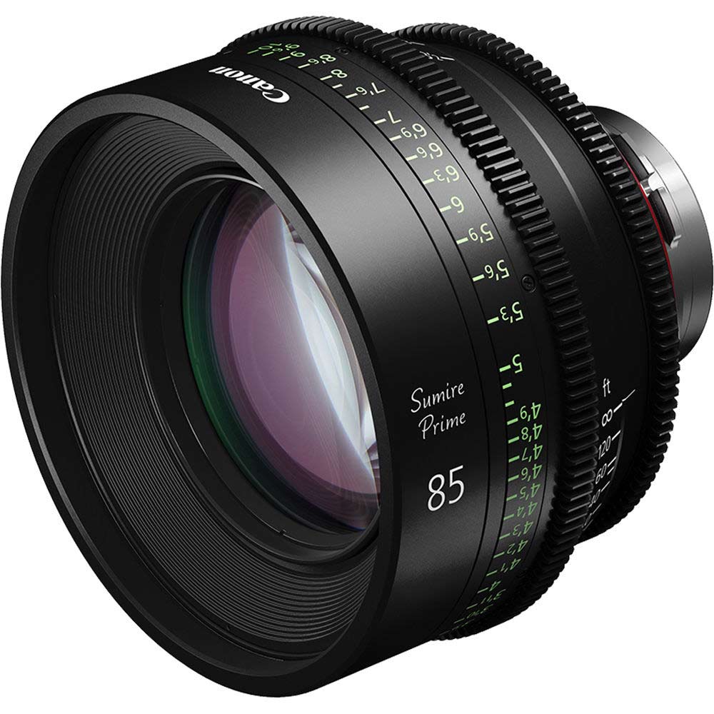 Canon Sumire Prime cine lens for 4K video with beautiful bokeh and minimal focus breathing.