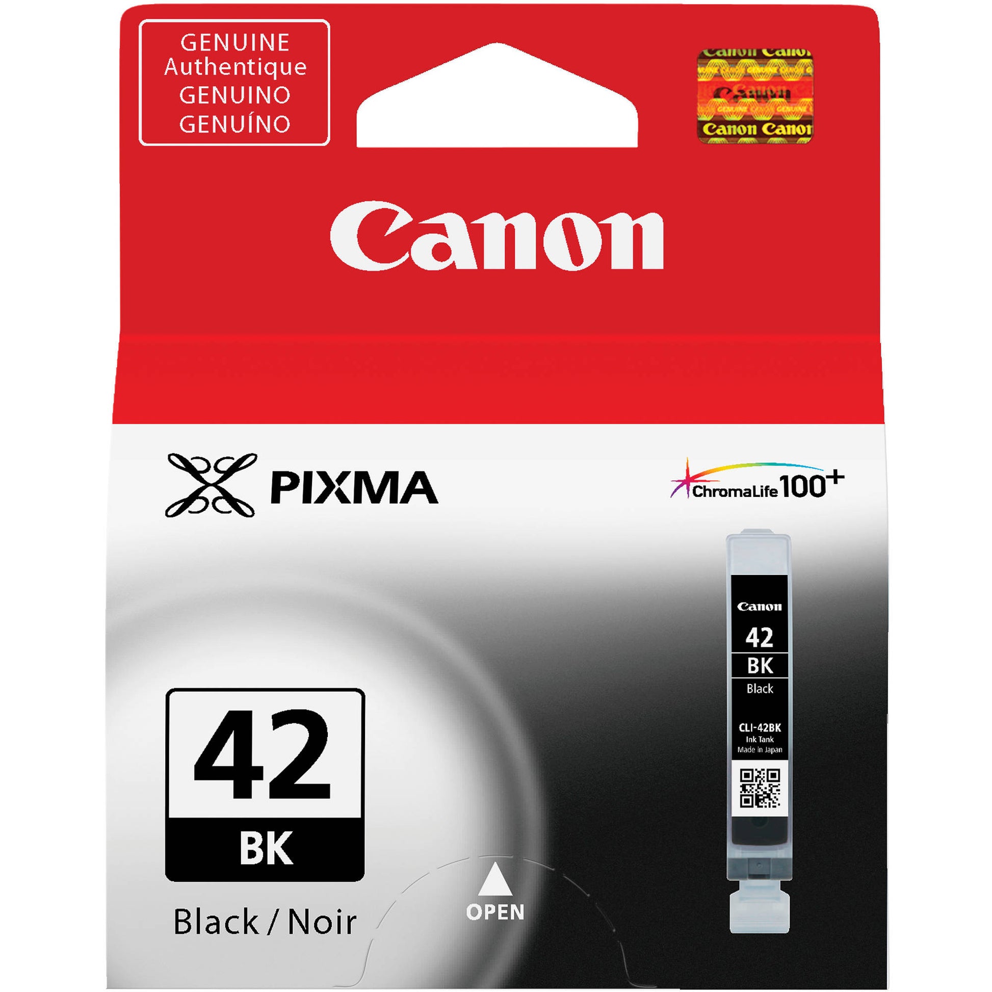 The 13ml black ink tank allows you to print up to 900 photos in 10x15cm or 65 in A3+ size.