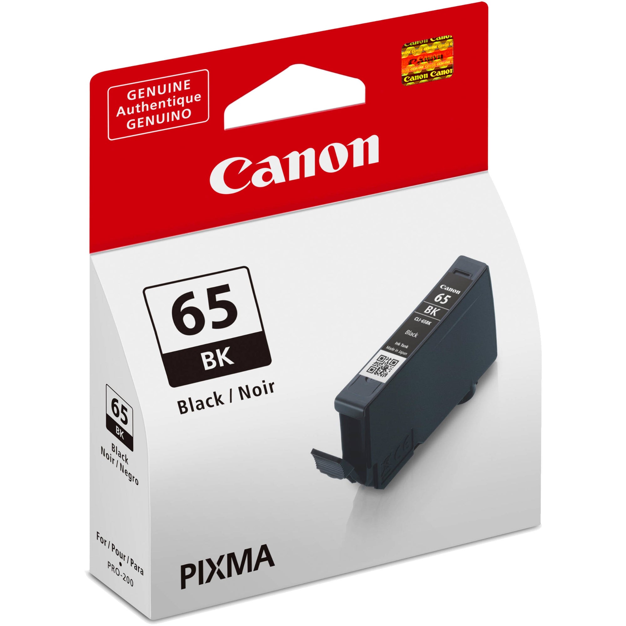 The Canon CLI-65 Black Ink Tank is a specially formulated ink tank for the PIXMA PRO-200 Wireless Professional Inkjet Photo Printer. 