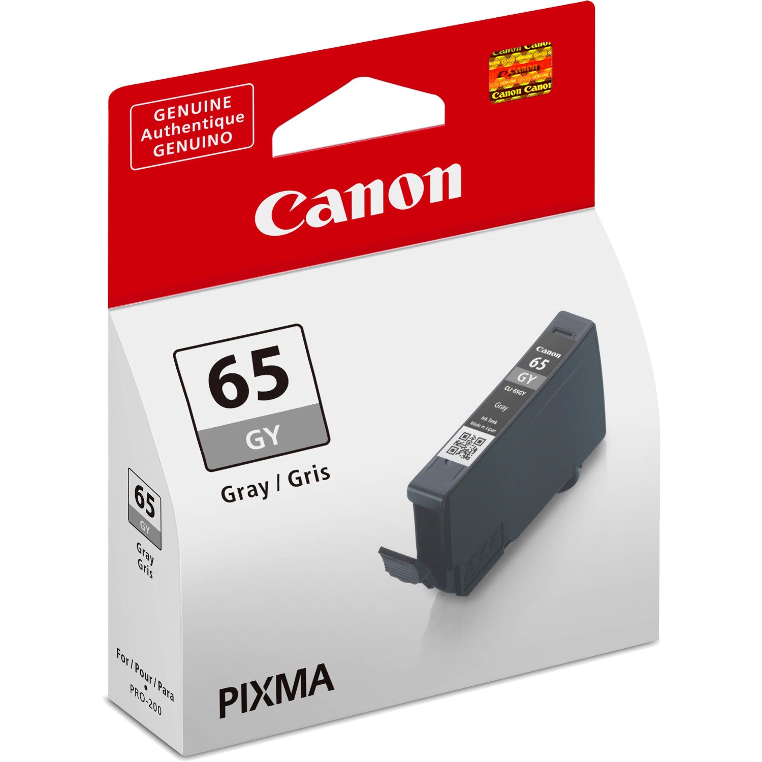 The Canon CLI-65 Grey Ink Tank is a specially formulated ink tank for the PIXMA PRO-200 Wireless Professional Inkjet Photo Printer. 