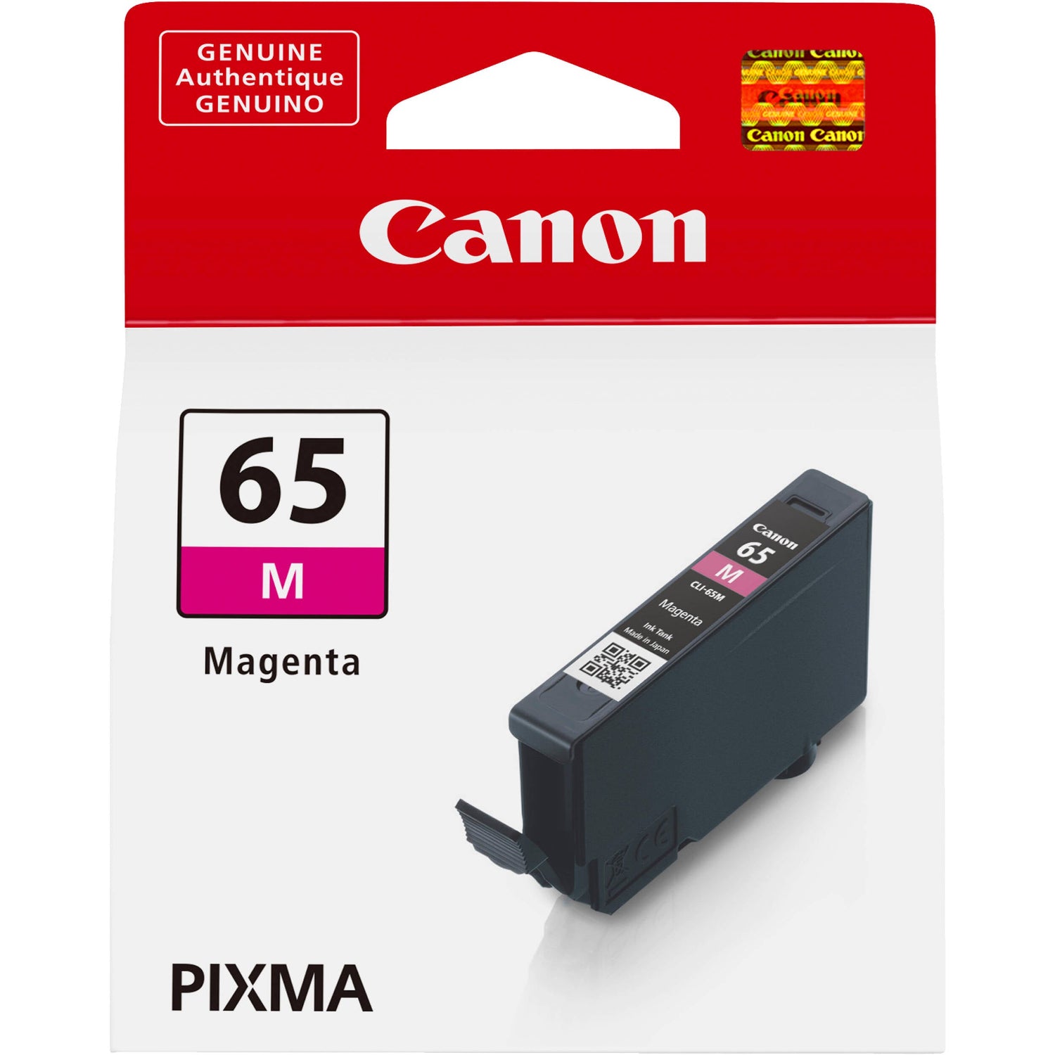The Canon CLI-65 Magenta Ink Tank is a specially formulated ink tank for the PIXMA PRO-200 Wireless Professional Inkjet Photo Printer. 
