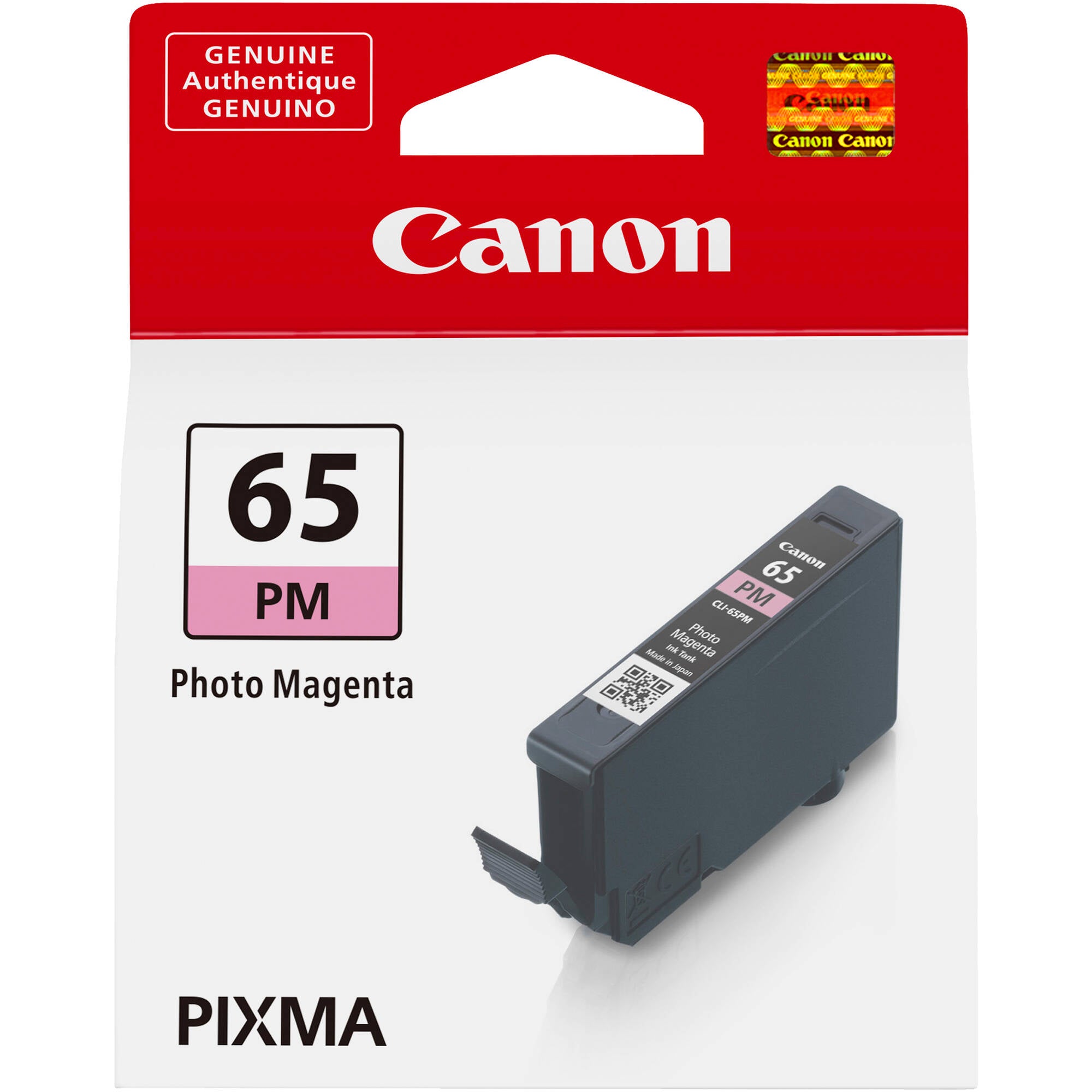 The Canon CLI-65 Photo Magenta Ink Tank is a specially formulated ink tank for the PIXMA PRO-200 Wireless Professional Inkjet Photo Printer. 