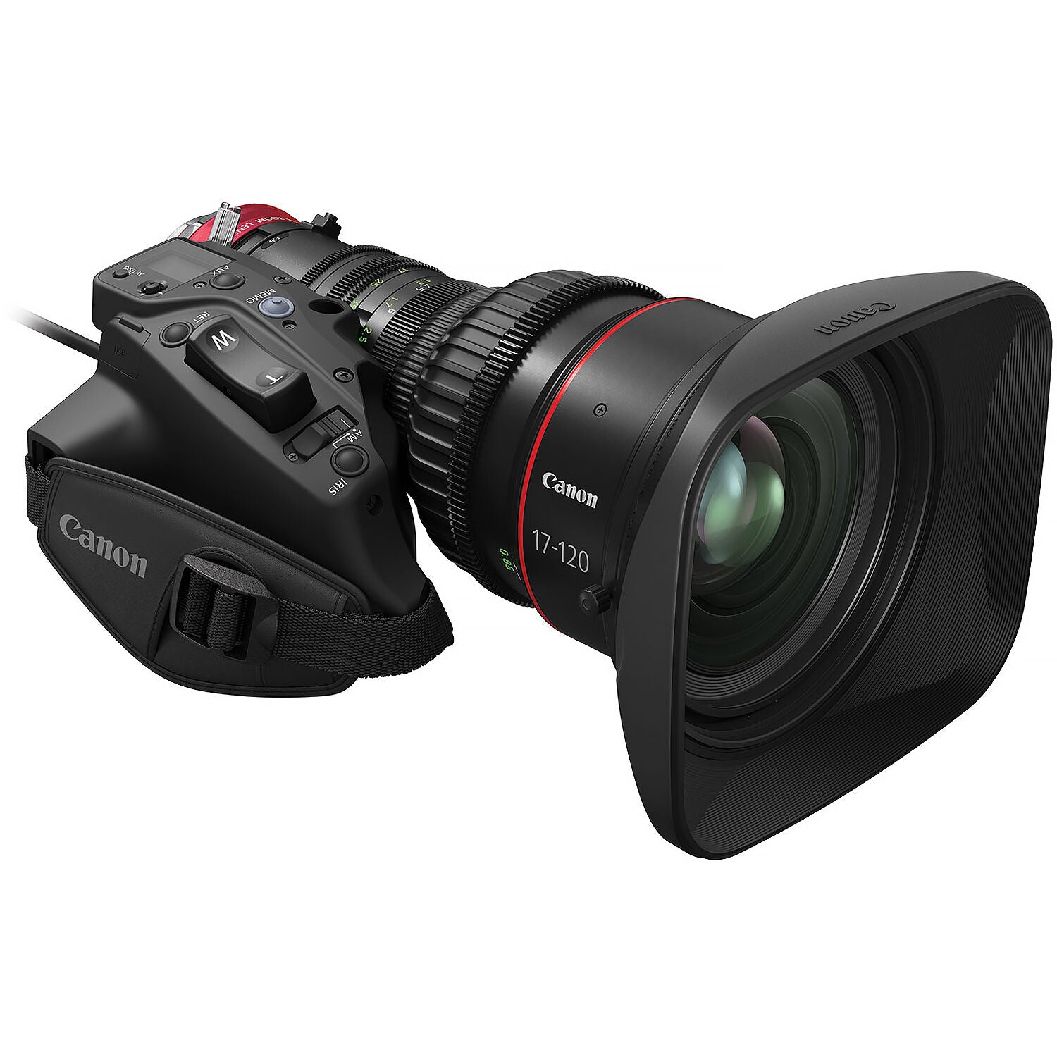 Canon CN7X17 PL 17-120mm lens for broadcast, cinema, and virtual production