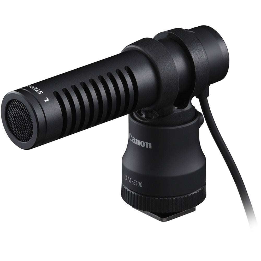 Add crystal clear stereo sound with low noise to your movies with the high-quality DM-E100 microphone that plugs directly into compatible Canon cameras.