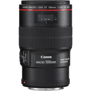 Canon EF 100mm f/2.8L IS USM Macro lens for life-size close-up photography