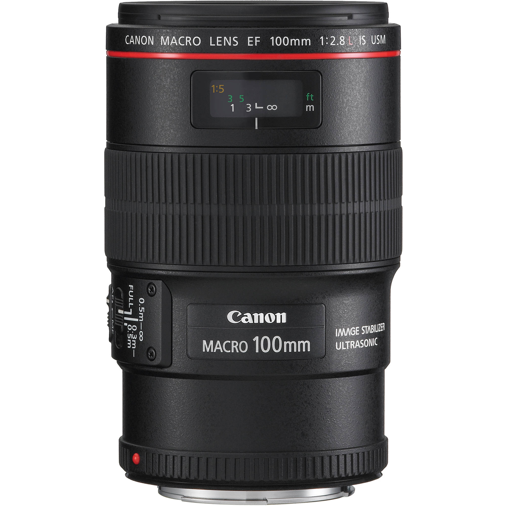 Canon EF 100mm f/2.8L IS USM Macro lens for life-size close-up photography