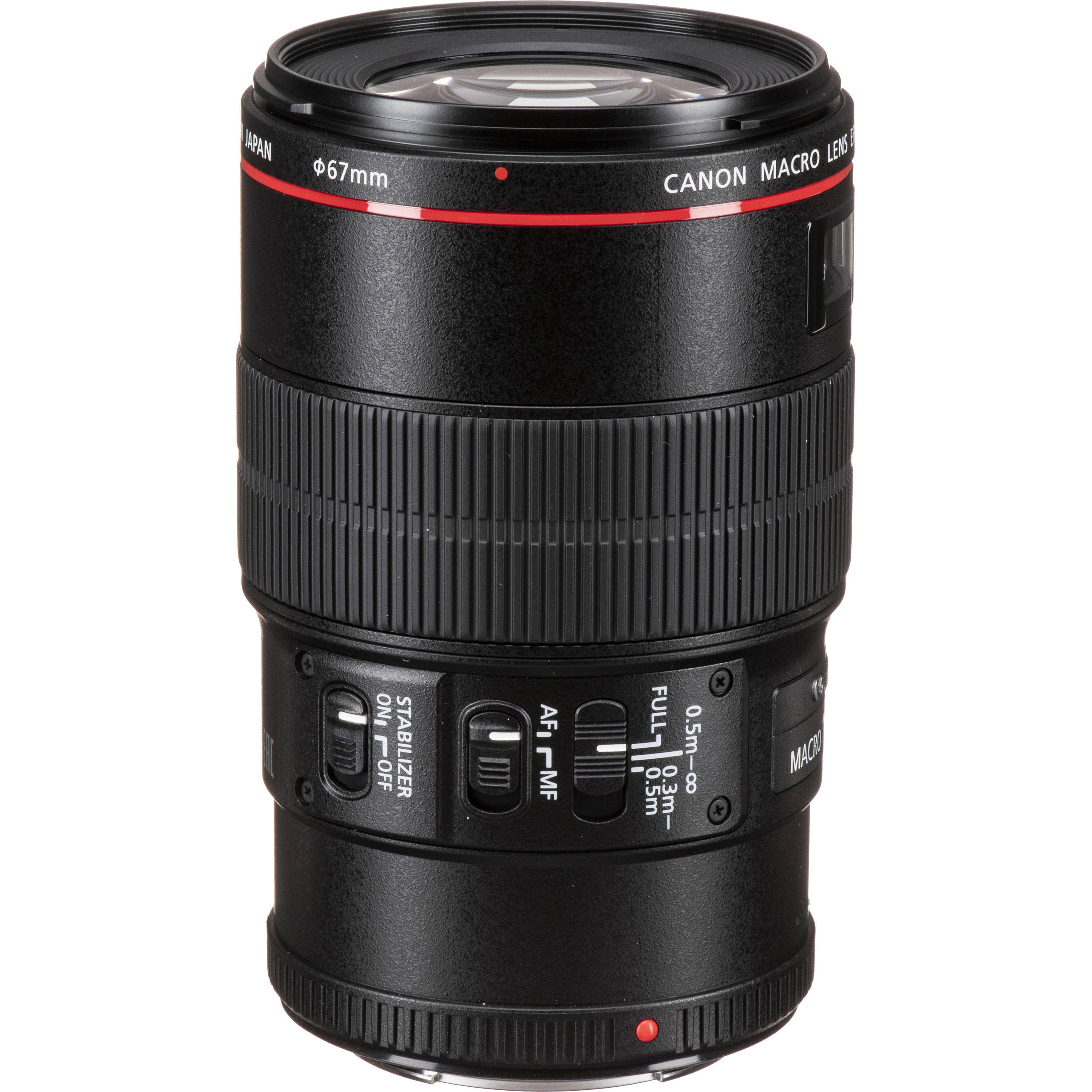 Canon EF 100mm f/2.8L IS USM Macro lens for life-size close-up photography