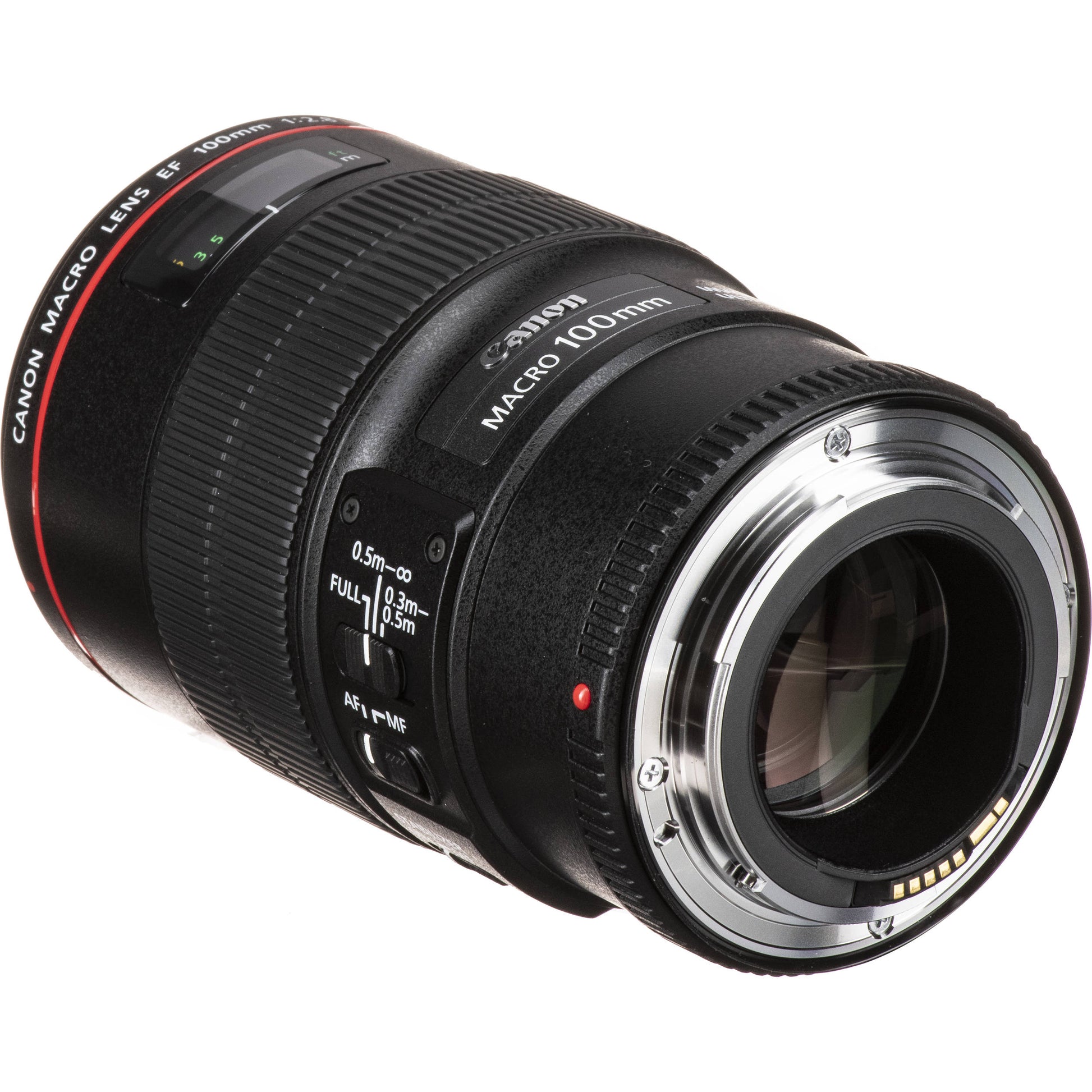 Canon EF 100mm f/2.8L IS USM Macro lens for life-size close-up photography