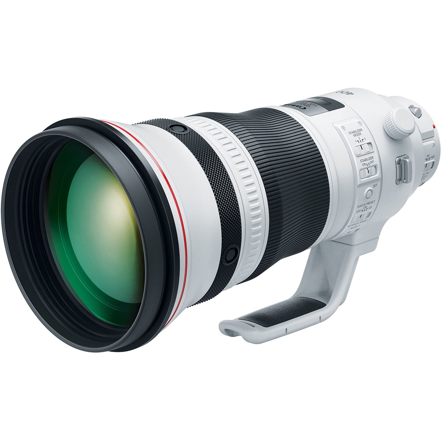 Professional Canon 400mm f2.8L IS III lens for wildlife and sports photography