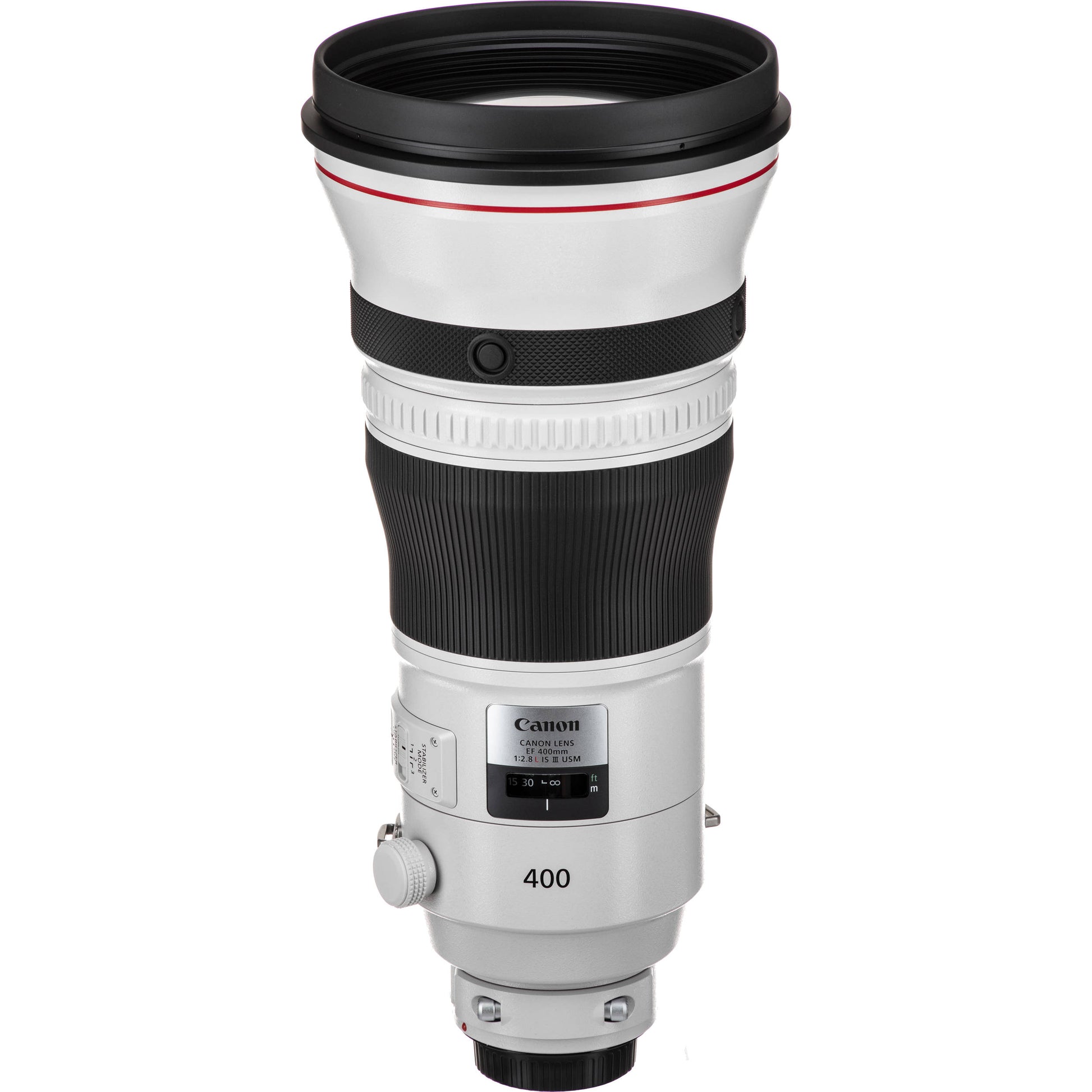 Professional Canon 400mm f2.8L IS III lens for wildlife and sports photography