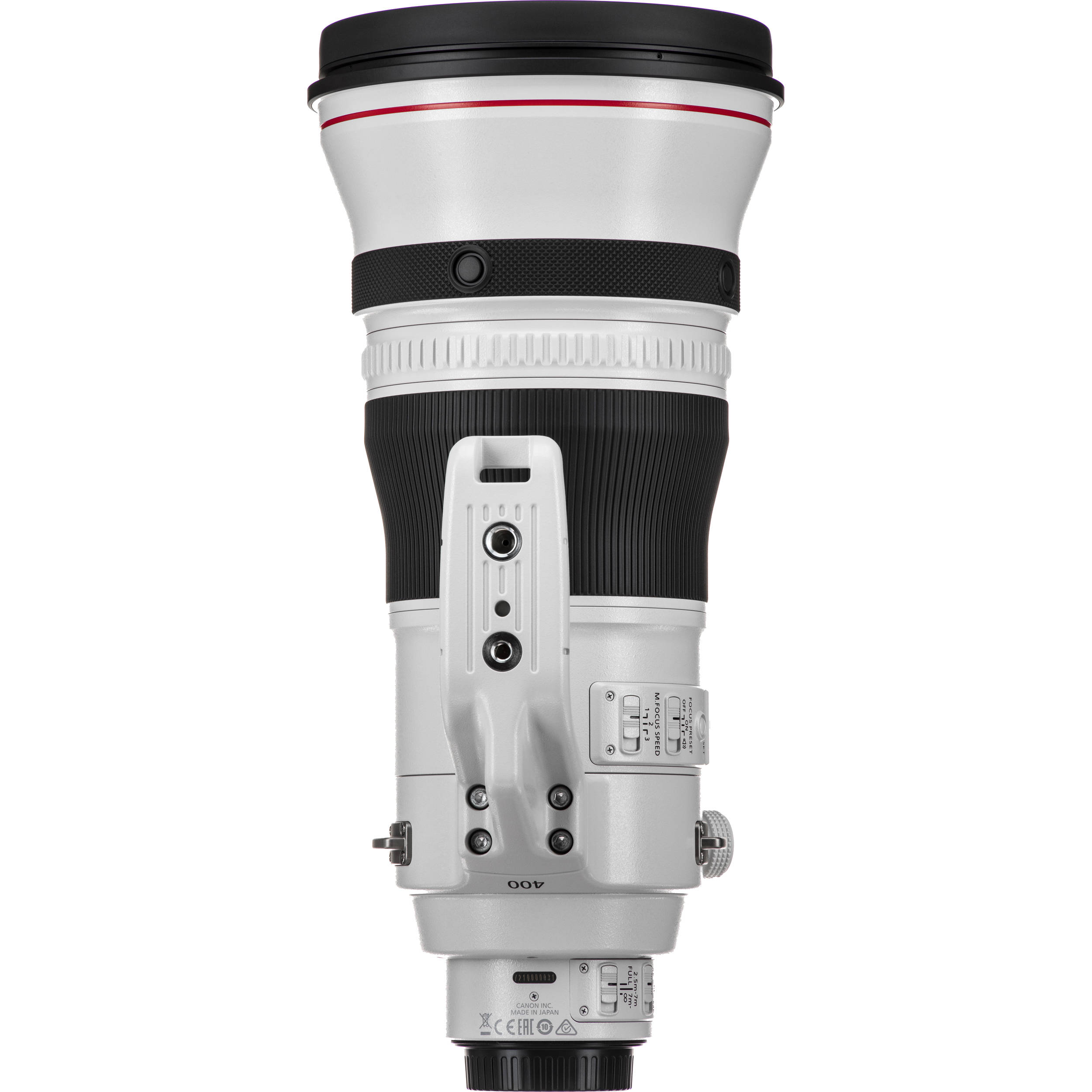 Professional Canon 400mm f2.8L IS III lens for wildlife and sports photography
