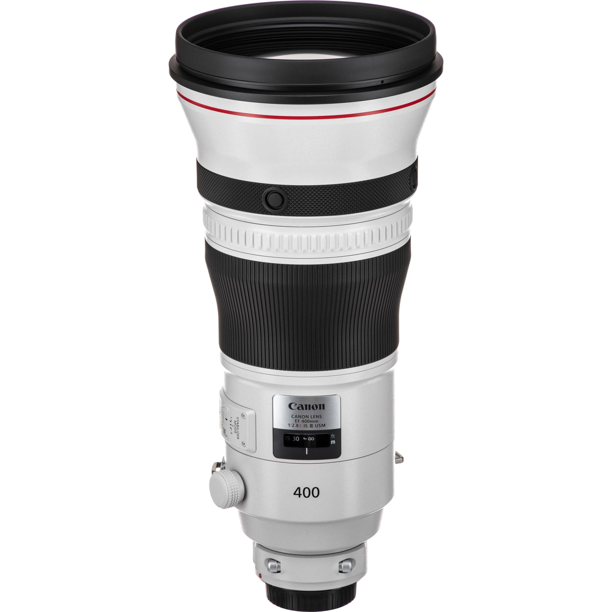 Professional Canon 400mm f2.8L IS III lens for wildlife and sports photography