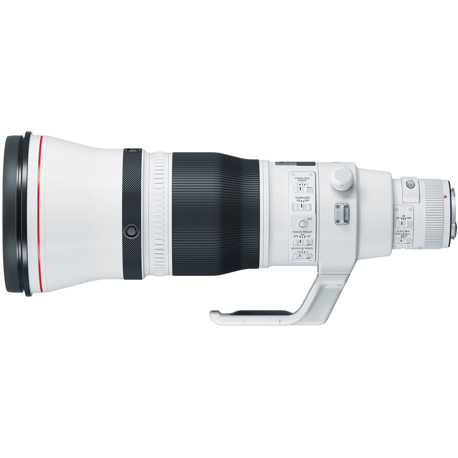 Professional Canon 600mm f4L IS III lens for wildlife and sports photography