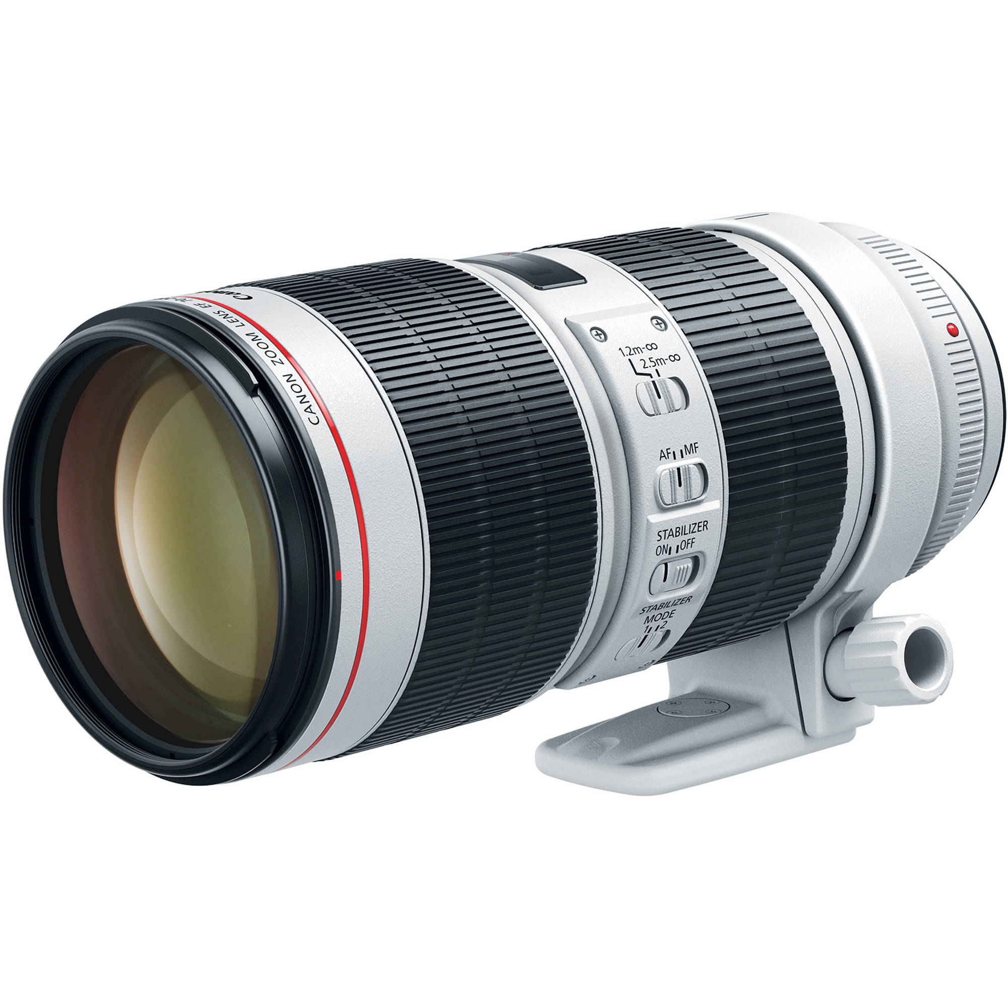 Canon EF 70-200mm f2.8L IS III telephoto lens designed for sports and portrait photography