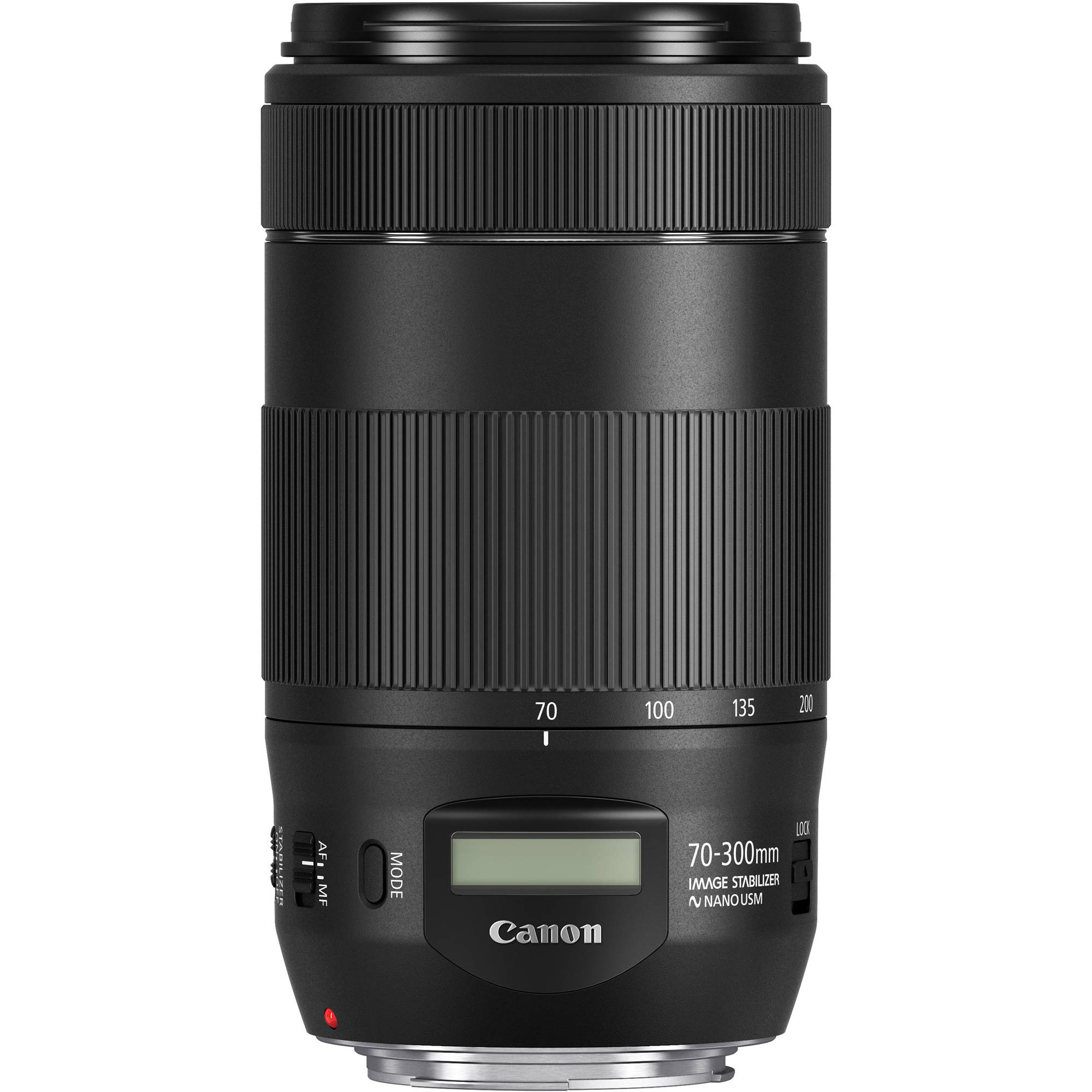 Canon camera lens on a white background