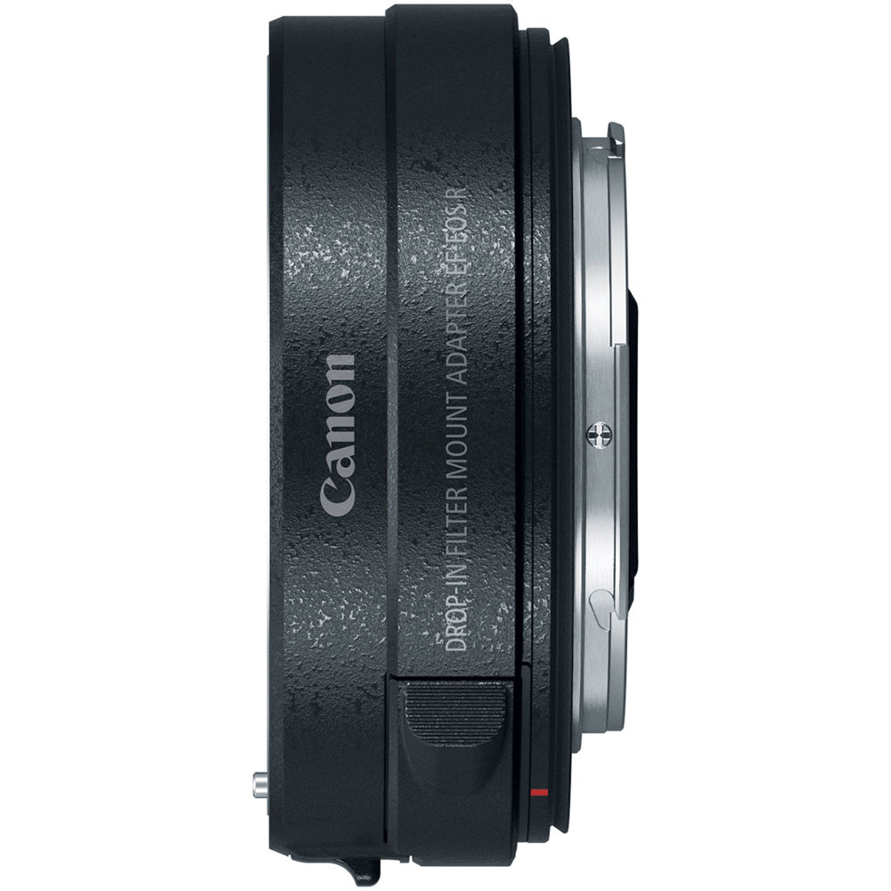 Canon drop-in filter mount adapter on a white background