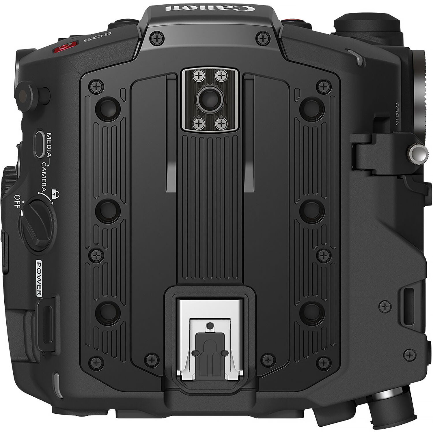 Canon EOS C400 Cinema Camera: 6K full-frame BSI sensor, triple base ISO, 16 stops dynamic range, RF mount, Dual Pixel CMOS AF II, 4K 120p video, cinema RAW Light recording, advanced autofocus and tracking.