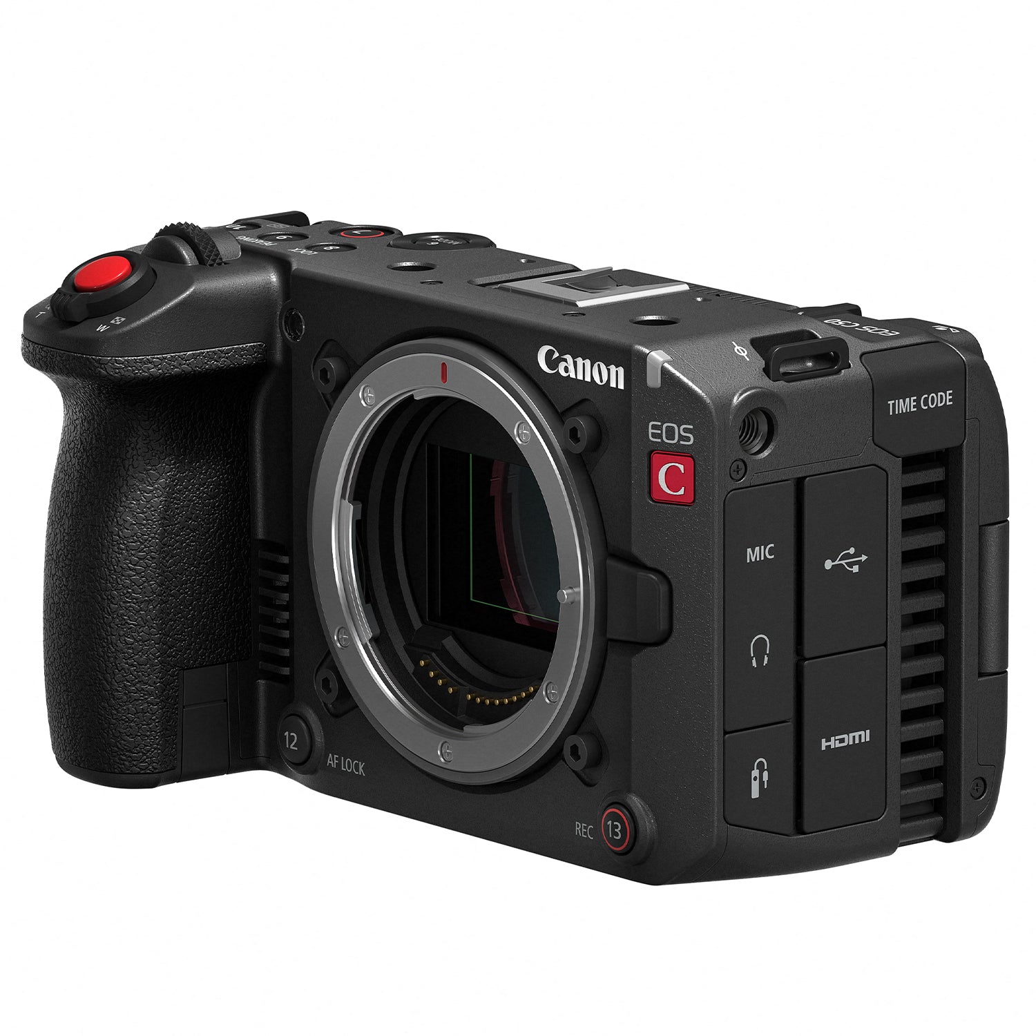 Canon EOS C50 compact 7K full frame cinema camera with RF mount.