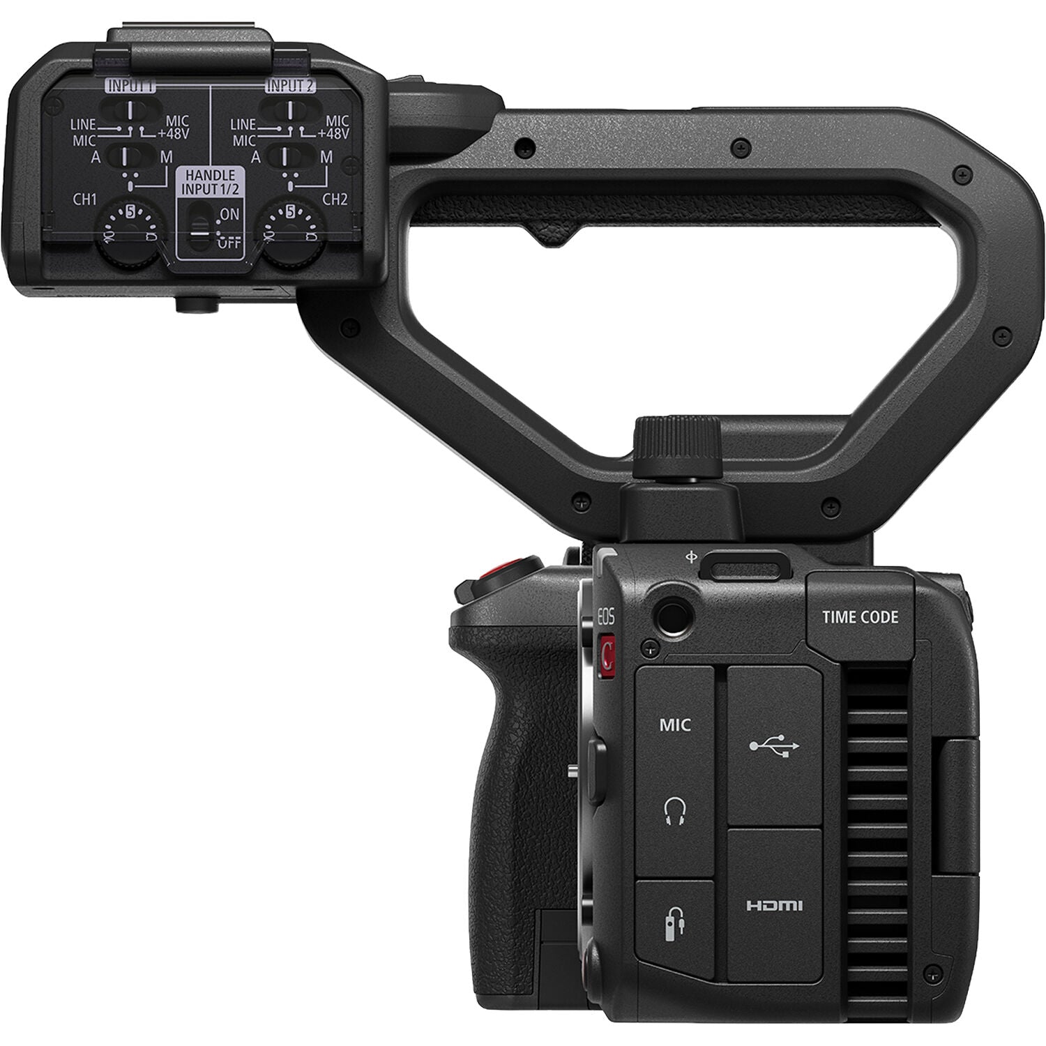 Canon EOS C50 compact 7K full frame cinema camera with RF mount.