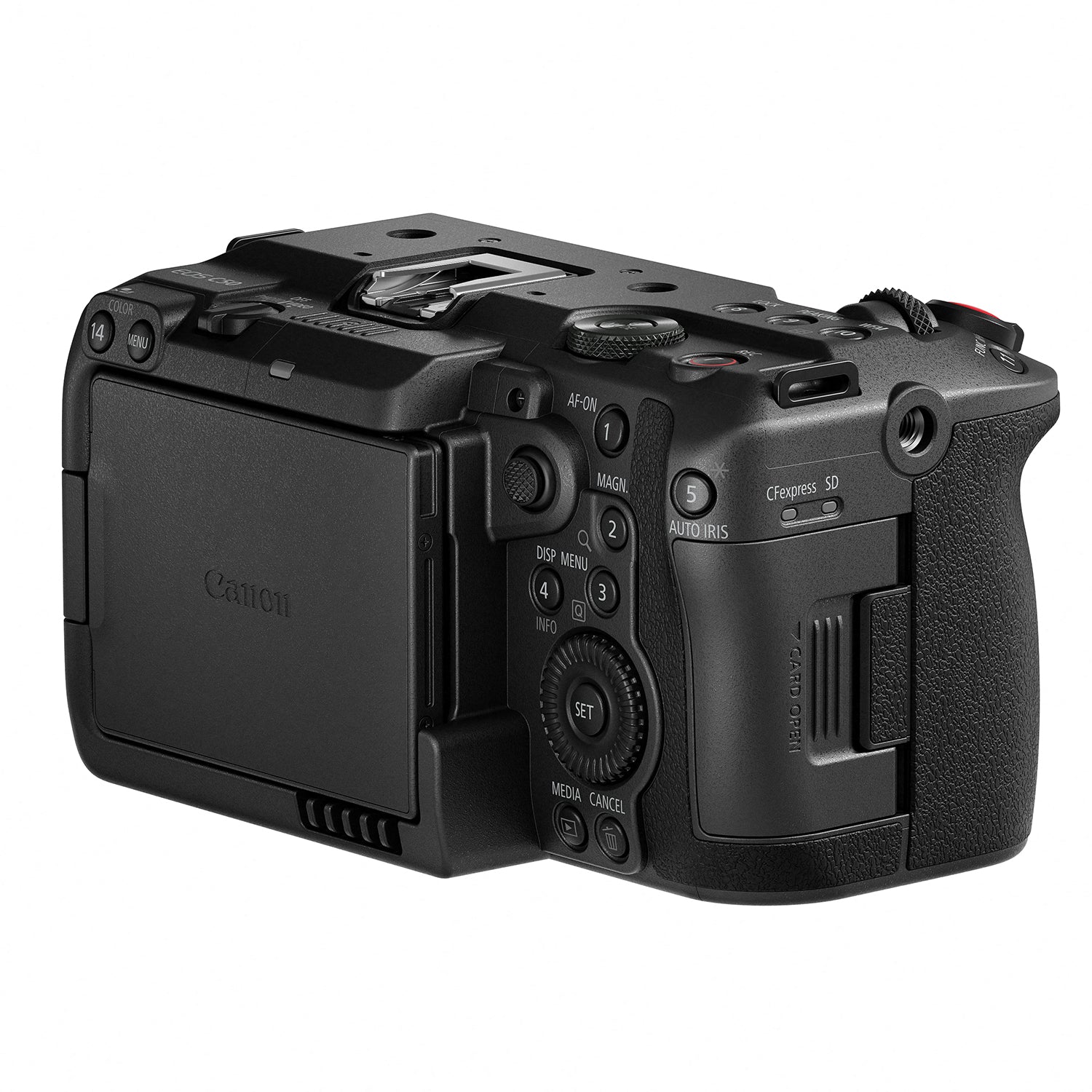 Canon EOS C50 compact 7K full frame cinema camera with RF mount.