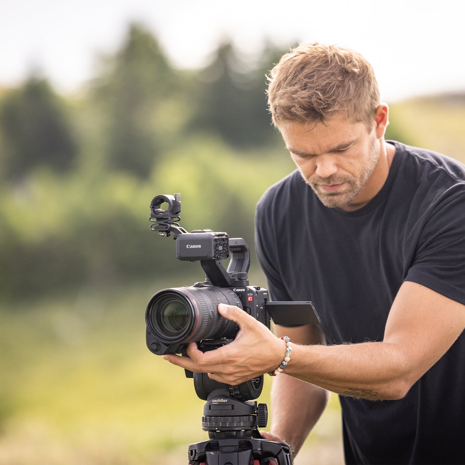 Canon EOS C50 compact 7K full frame cinema camera with RF mount.