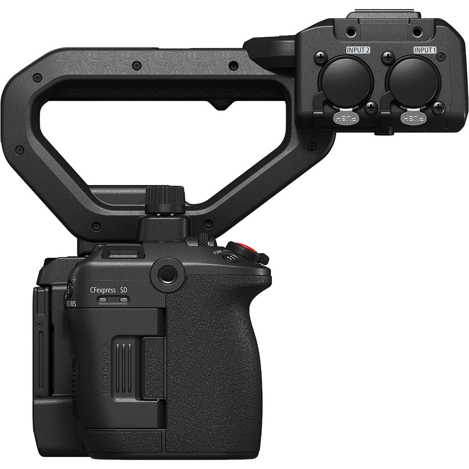Canon EOS C50 compact 7K full frame cinema camera with RF mount.