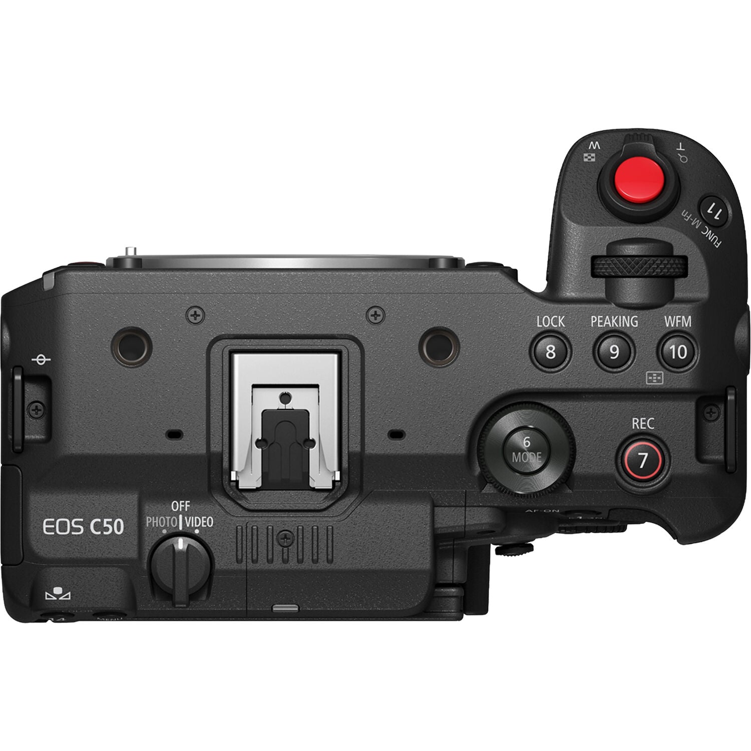 Canon EOS C50 compact 7K full frame cinema camera with RF mount.
