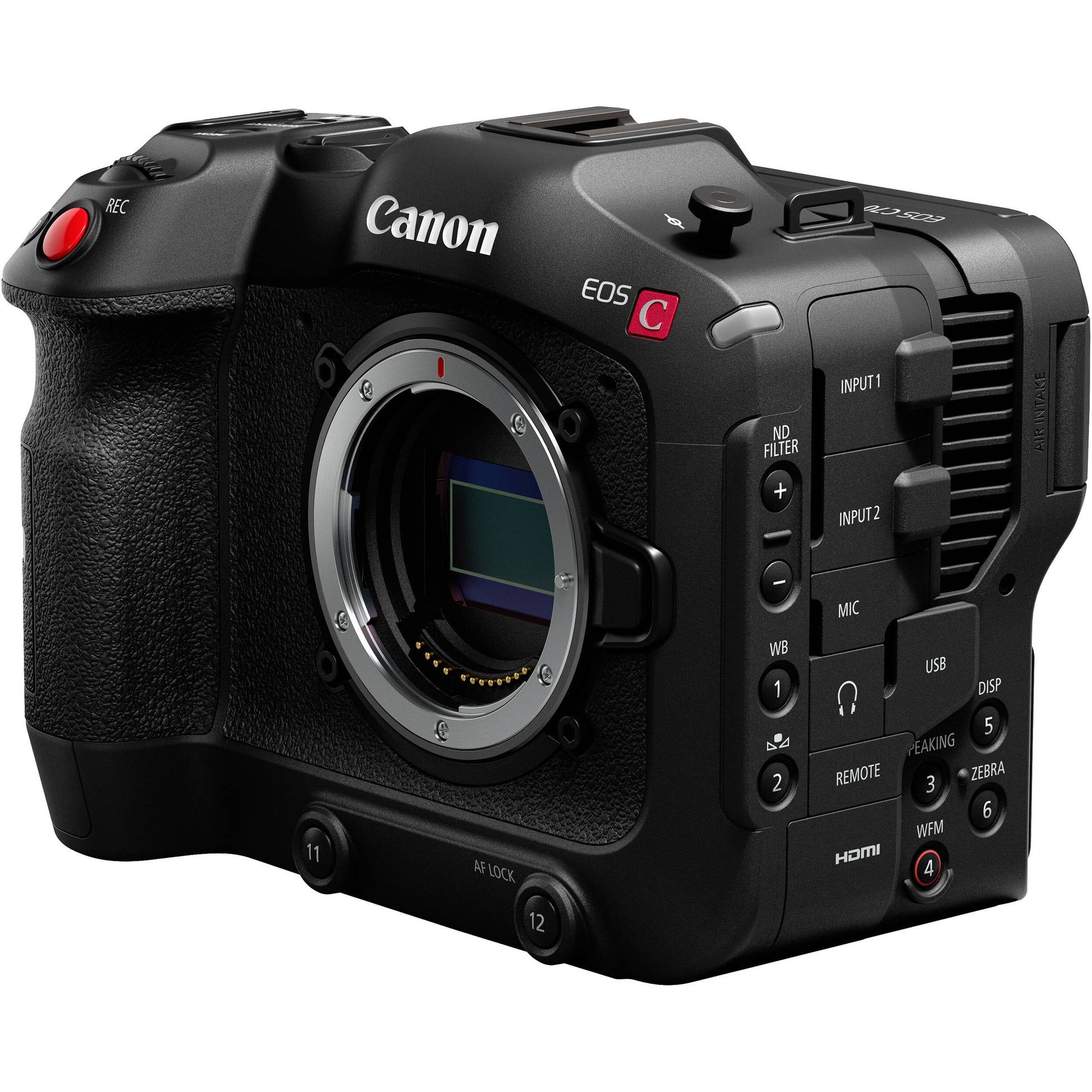Canon EOS C70 RF mount cinema camera with 4K Super 35mm sensor