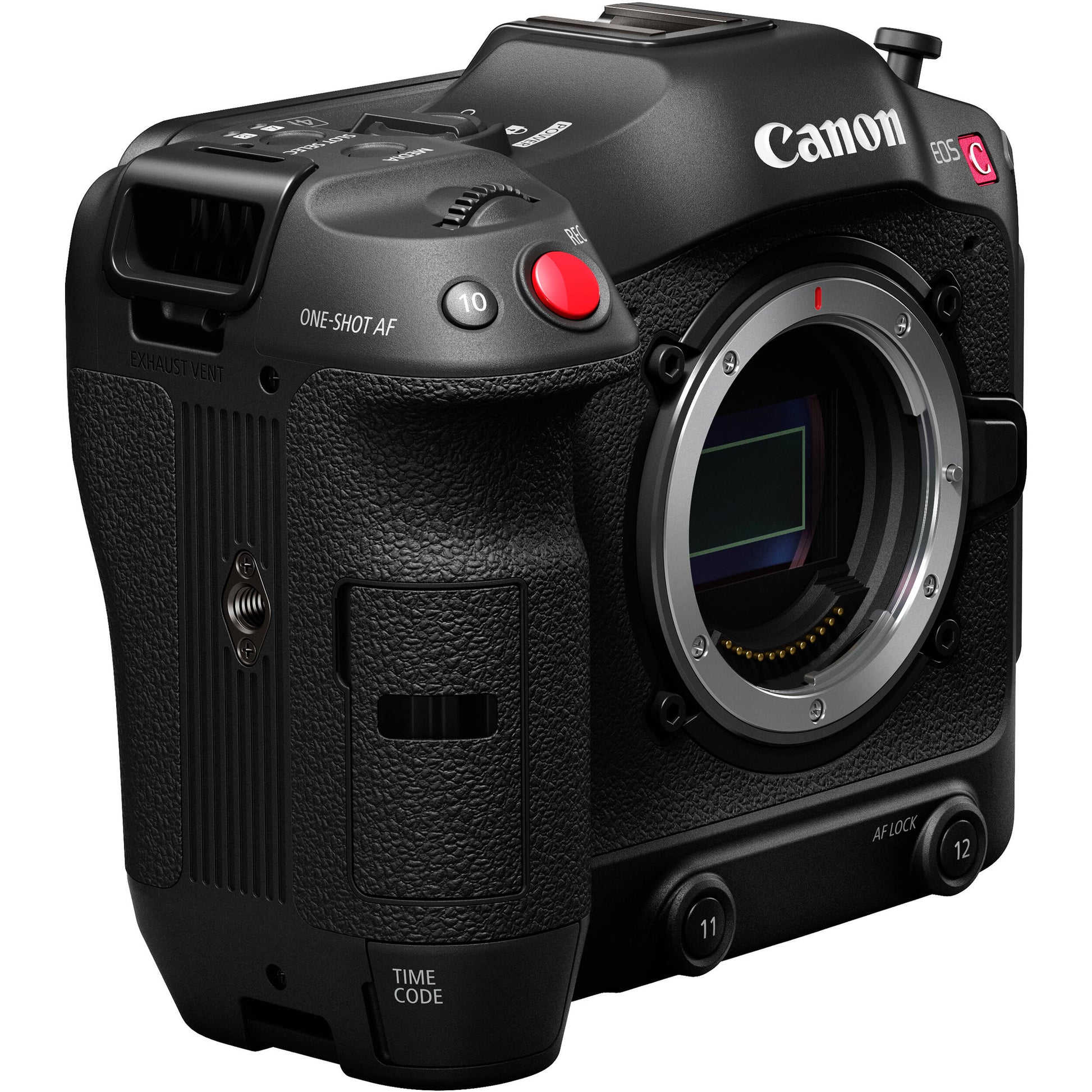 Canon EOS C70 RF mount cinema camera with 4K Super 35mm sensor
