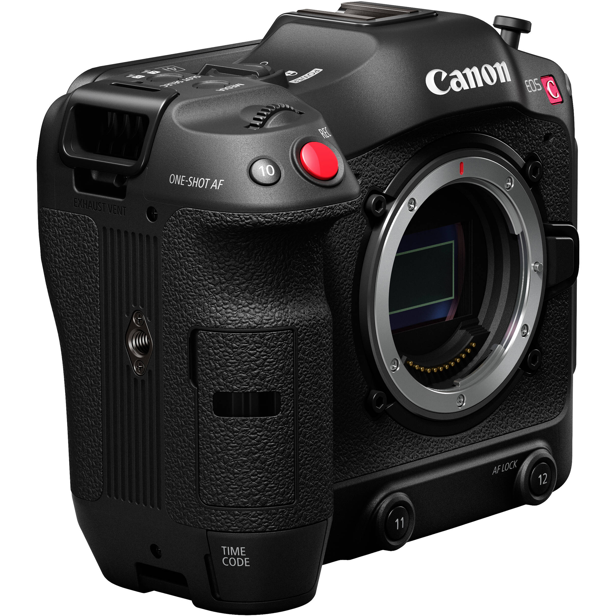 Canon EOS C70 RF mount cinema camera with 4K Super 35mm sensor