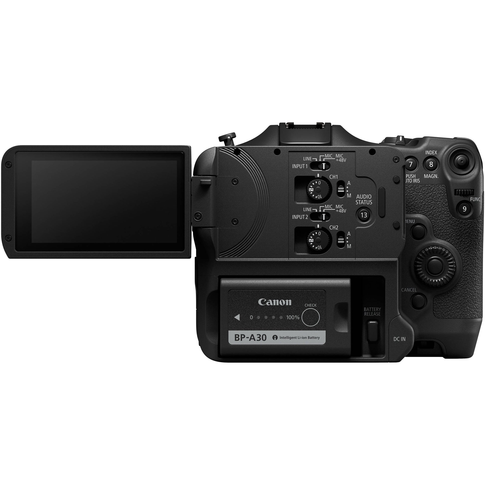 Canon EOS C70 RF mount cinema camera with 4K Super 35mm sensor