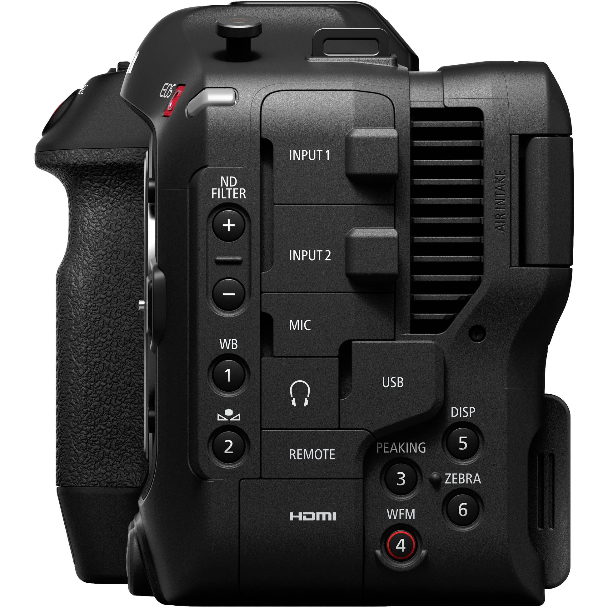 Canon EOS C70 RF mount cinema camera with 4K Super 35mm sensor