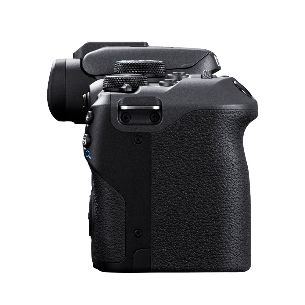 Take the Canon EOS R10 along on your trip. Captures quality 24.2 MP images and 4K video. Its versatility will speak for itself. Compatible with RF lenses.